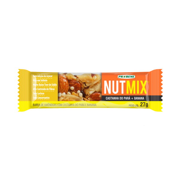 NUTMIX CASTANHA DO PARÁ & BANANA 27g (display c/16)