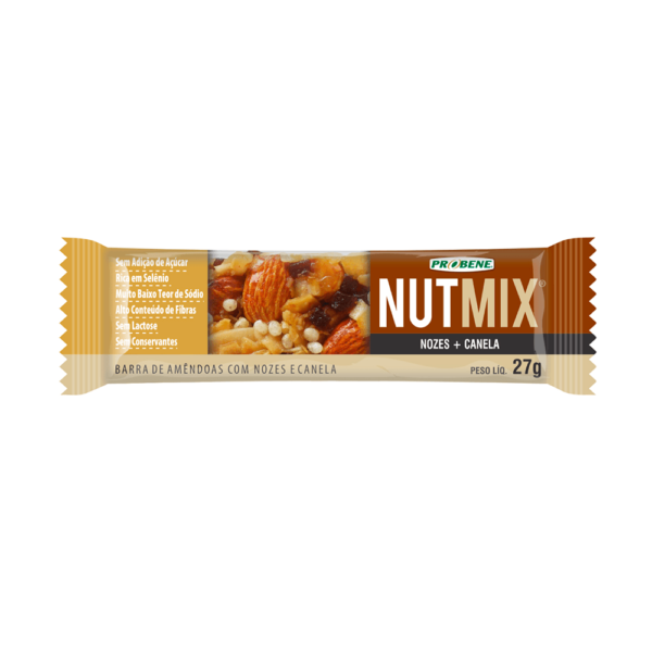 NUTMIX NOZES & CANELA 27g (display c/16)