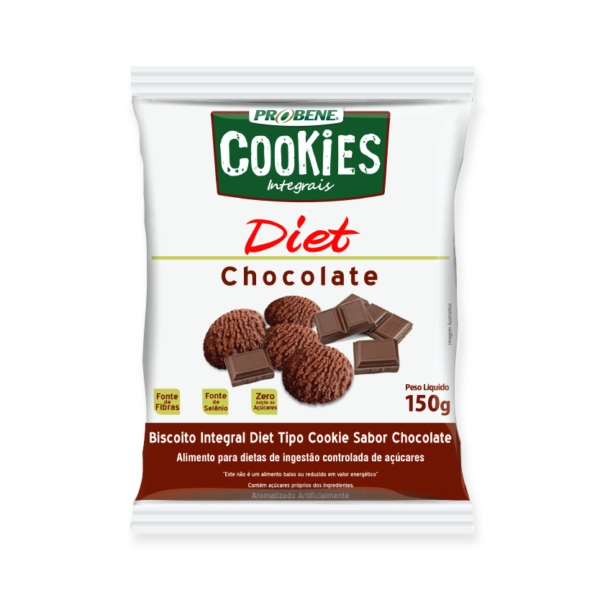 COOKIES DIET CHOCOLATE 150g (caixa c/18)