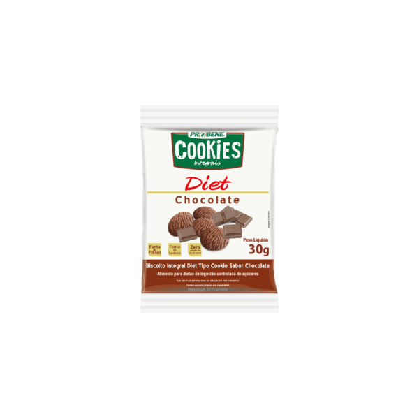 COOKIES DIET CHOCOLATE 30g (caixa c/40)